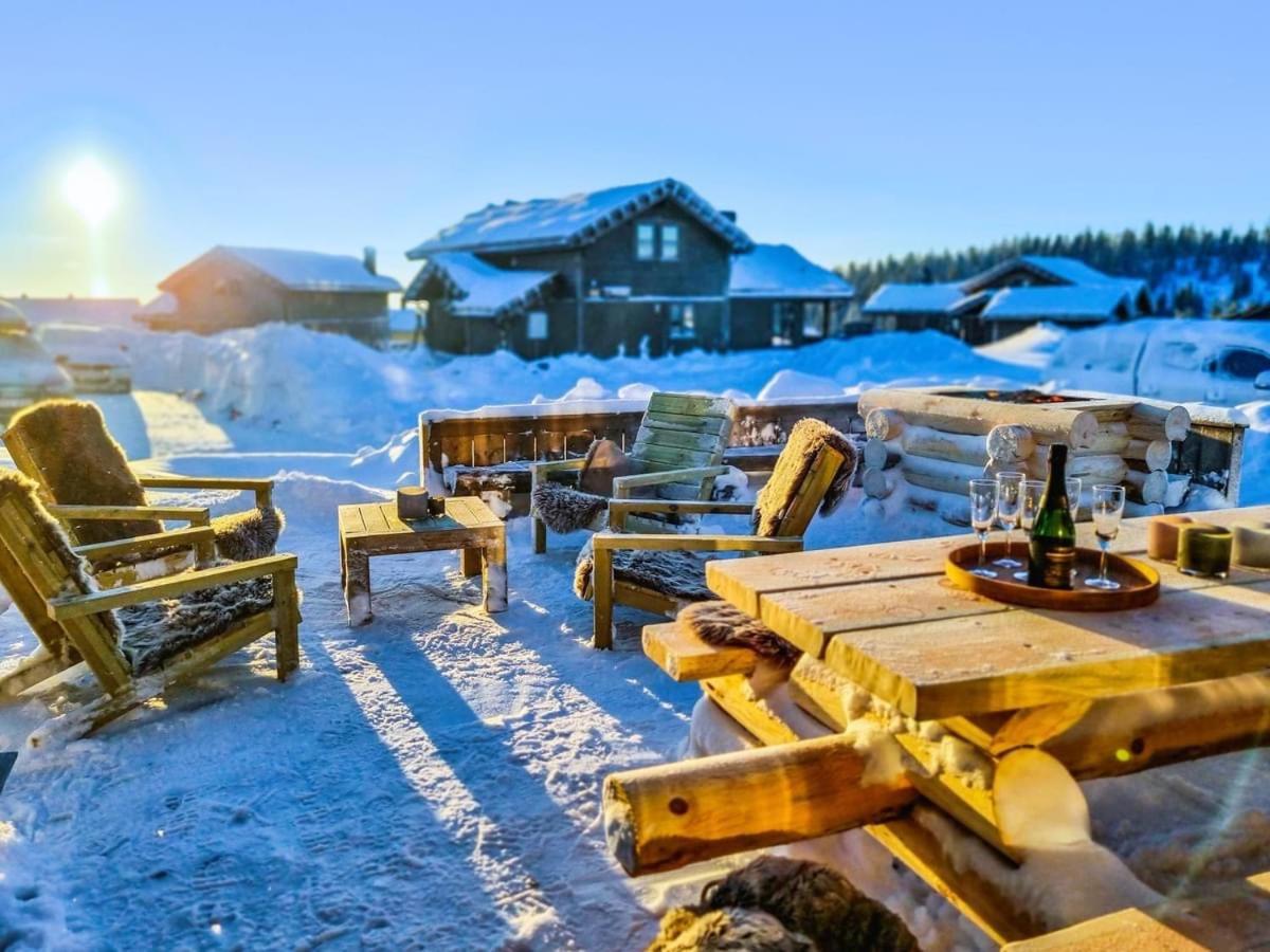 Lyxig Stuga Pa Branaesberget Sysslebäck Exterior foto