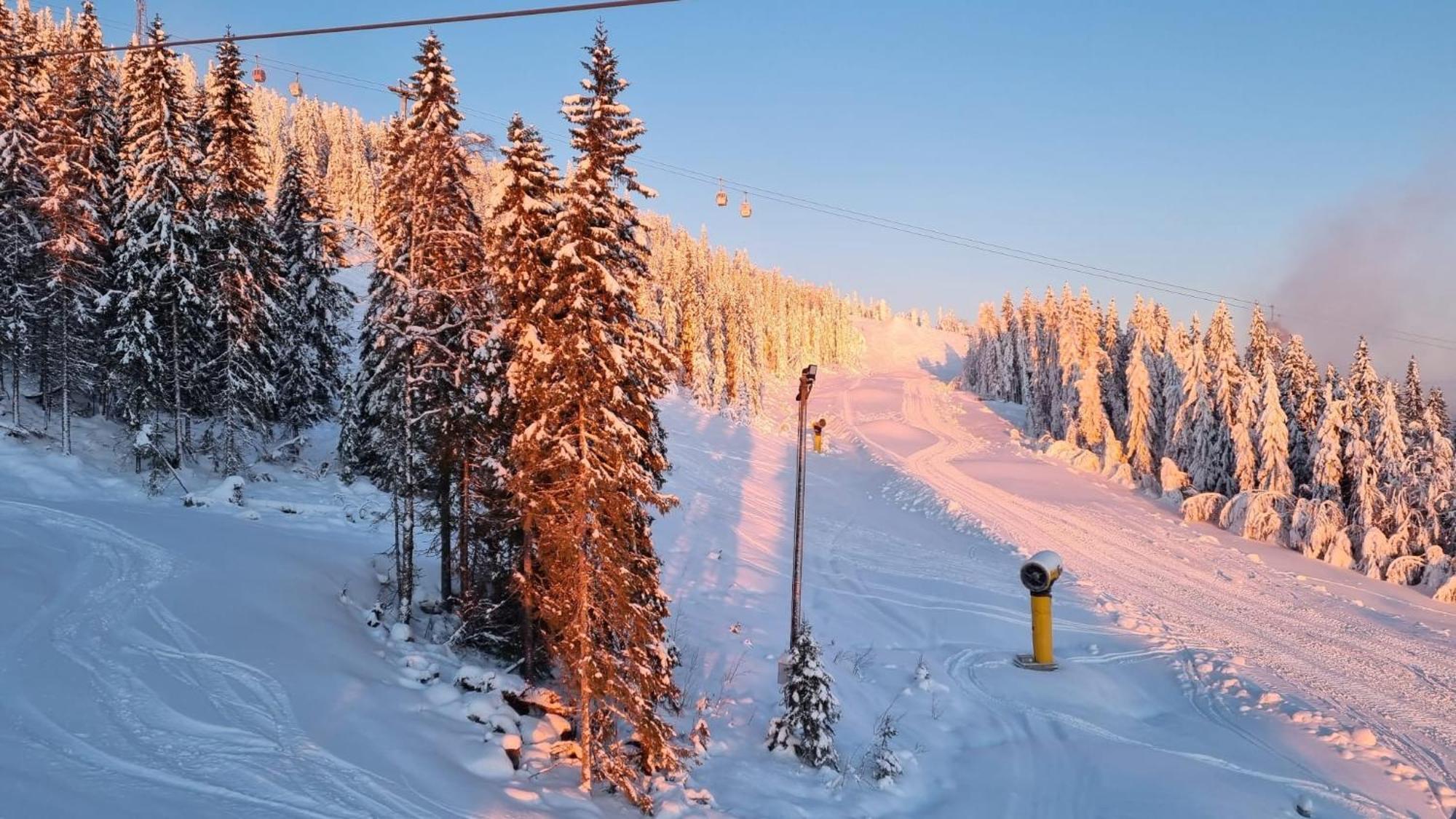 Lyxig Stuga Pa Branaesberget Sysslebäck Exterior foto
